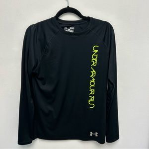 Under Armour/ Black/ Running Shirt/ Medium/ Mens